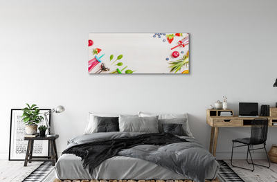 Obraz drukowany na płótnie Zielony Koktajl Witaminowy