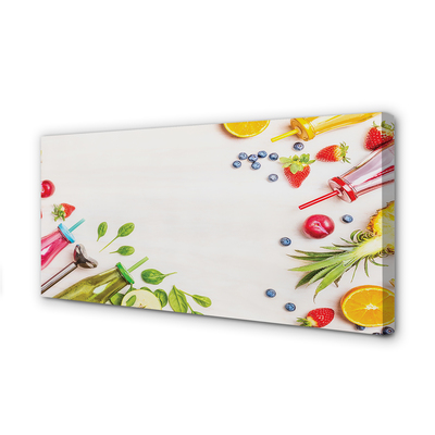 Obraz drukowany na płótnie Zielony Koktajl Witaminowy