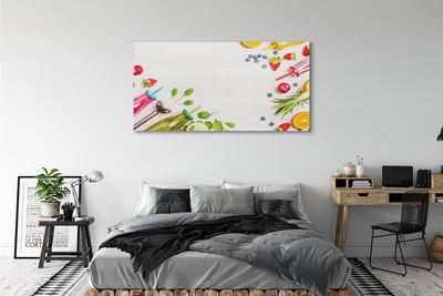 Obraz drukowany na płótnie Zielony Koktajl Witaminowy