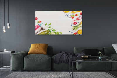 Obraz drukowany na płótnie Zielony Koktajl Witaminowy