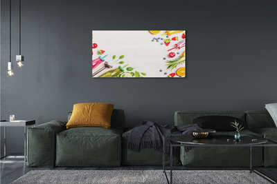 Obraz drukowany na płótnie Zielony Koktajl Witaminowy