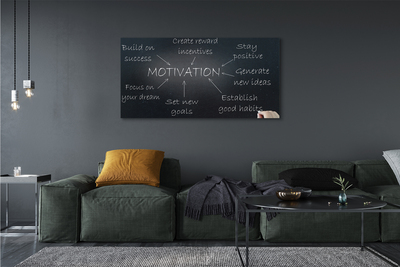 Obraz drukowany na płótnie Tablica z Motywacją