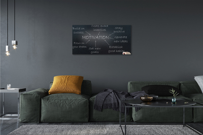 Obraz drukowany na płótnie Tablica z Motywacją