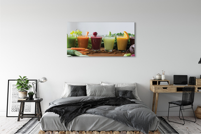 Obraz na płótnie Warzywne owocowe koktajle