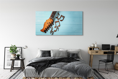 Fotoobraz na płótnie Akordy Zapisaną Nutą