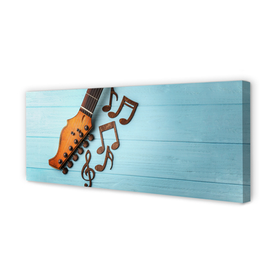 Fotoobraz na płótnie Akordy Zapisaną Nutą