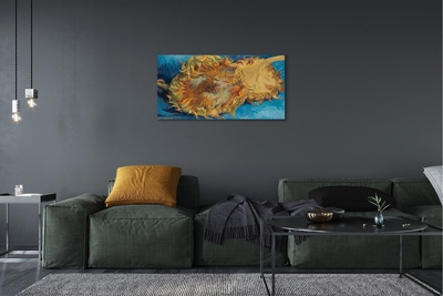 Obraz na płótnie Dwa ścięte słoneczniki (III) - Vincent van Gogh