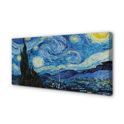 Obraz na płótnie Gwiaździsta noc - Vincent van Gogh