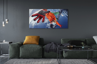 Zdjęcie na płótnie Pasjonat Sportów Zimowych