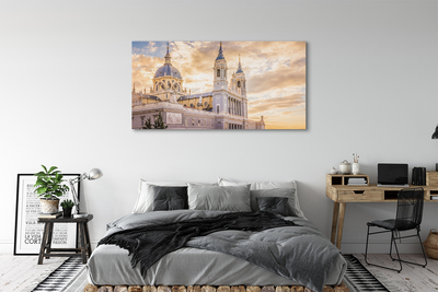 Fotoobraz na płótnie Katedra w Blasku Zachodzącego Słońca