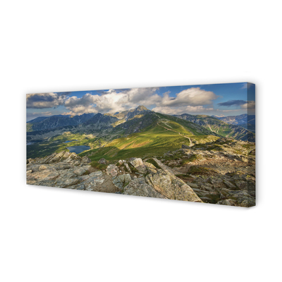 Fotoobraz na płótnie Góry i Jezioro