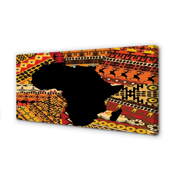 Obraz canvas na ścianę Mapa z Wzorami