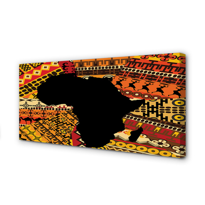 Obraz canvas na ścianę Mapa z Wzorami