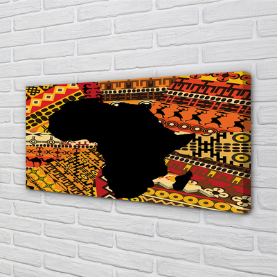 Obraz canvas na ścianę Mapa z Wzorami