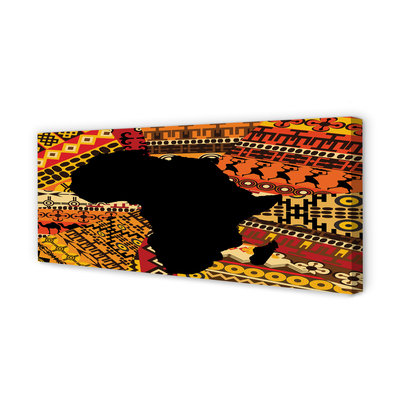 Obraz canvas na ścianę Mapa z Wzorami