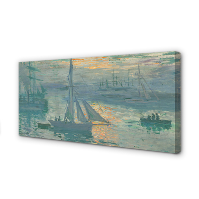 Obraz na płótnie Wschód słońca - Claude Monet