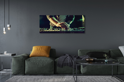 Obraz drukowany na płótnie Stanowisko Profesjonalnego DJ-a