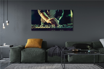 Obraz drukowany na płótnie Stanowisko Profesjonalnego DJ-a