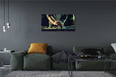 Obraz drukowany na płótnie Stanowisko Profesjonalnego DJ-a