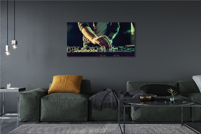 Obraz drukowany na płótnie Stanowisko Profesjonalnego DJ-a