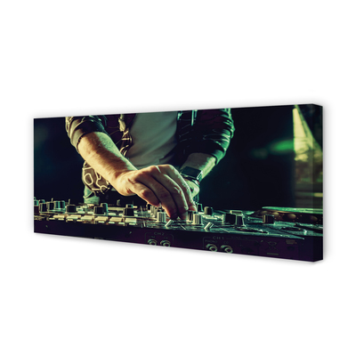 Obraz drukowany na płótnie Stanowisko Profesjonalnego DJ-a