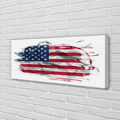 Obraz canvas na ścianę Flaga USA