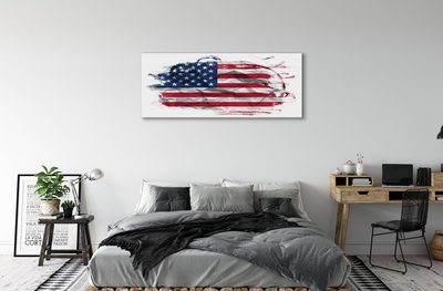 Obraz canvas na ścianę Flaga USA