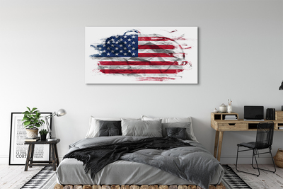 Obraz canvas na ścianę Flaga USA