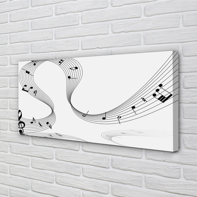 Fotoobraz na płótnie Symbol Muzycznej Harmonii