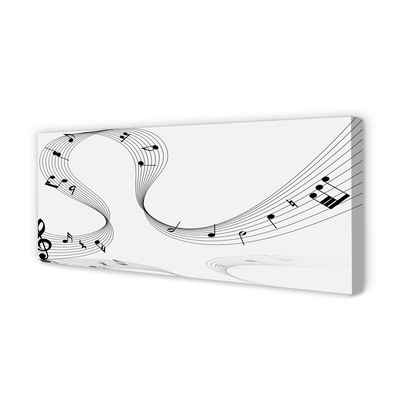 Fotoobraz na płótnie Symbol Muzycznej Harmonii