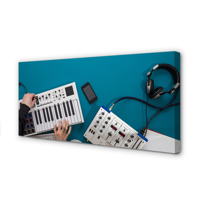 Obraz drukowany na płótnie Sprzęt Do Miksowania Muzyki
