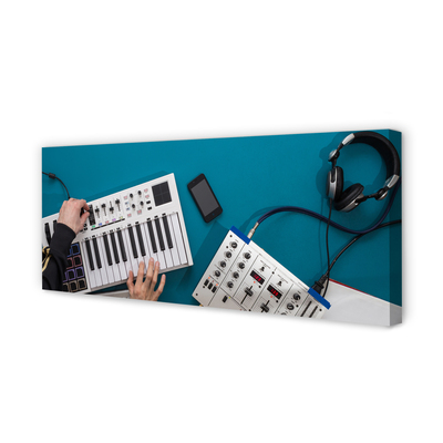 Obraz drukowany na płótnie Sprzęt Do Miksowania Muzyki