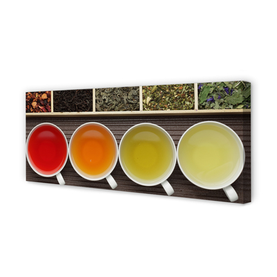Obraz na płótnie Herbaty zioła
