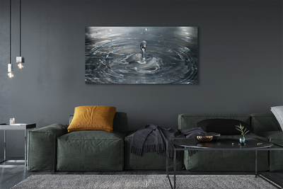 Duży obraz na płótnie Dynamika Kropli Wody