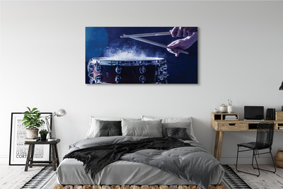Obraz drukowany na płótnie Rytmiczne Uderzenie Perkusji