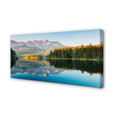 Obraz na płótnie Niemcy Góry jezioro las