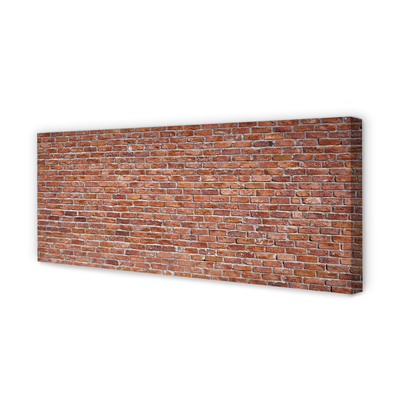 Obraz drukowany na płótnie Ceglany Akcent Dekoracyjny