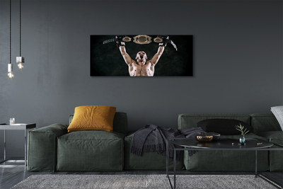 Duży obraz na płótnie Mistrzowski Pas I Determinacja