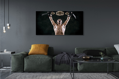 Duży obraz na płótnie Mistrzowski Pas I Determinacja