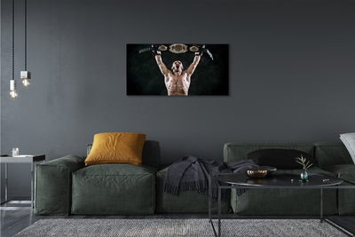 Duży obraz na płótnie Mistrzowski Pas I Determinacja