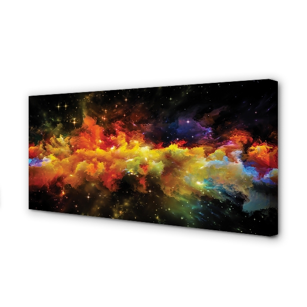 Obraz canvas na ścianę Złociste Wzory Fraktalne