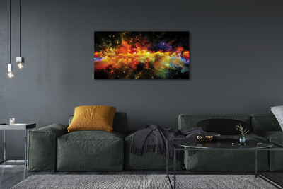 Obraz canvas na ścianę Złociste Wzory Fraktalne