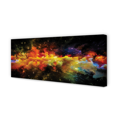 Obraz canvas na ścianę Złociste Wzory Fraktalne