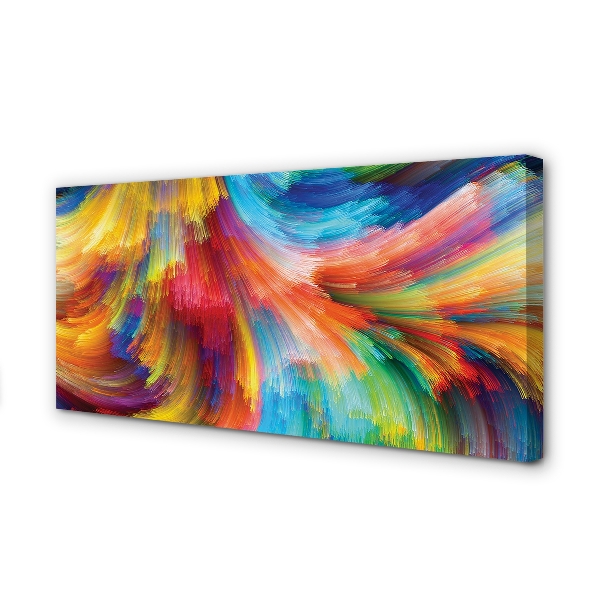 Obraz canvas na ścianę Nieregularne Paski Fraktalne