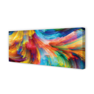 Obraz canvas na ścianę Nieregularne Paski Fraktalne