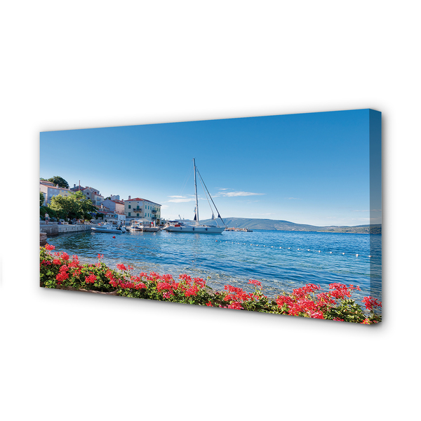 Zdjęcie na płótnie Letnia Wyprawa Statkiem