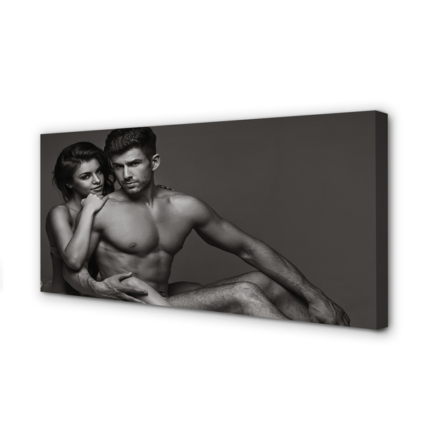 Zdjęcie na płótnie Spotkanie Kobiety i Mężczyzny