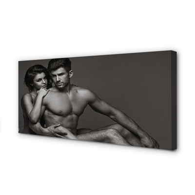 Zdjęcie na płótnie Spotkanie Kobiety i Mężczyzny