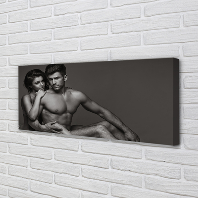 Zdjęcie na płótnie Spotkanie Kobiety i Mężczyzny