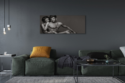 Zdjęcie na płótnie Spotkanie Kobiety i Mężczyzny